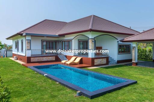 New Modern-Style Home with Swimming Pool and Views for Sale in Choeng Doi, Doi Saket