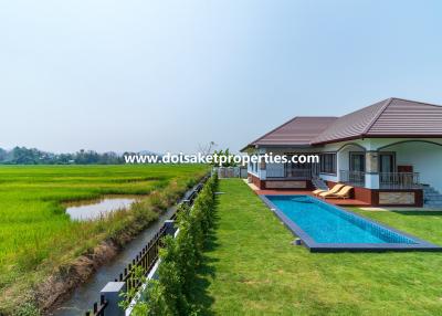 New Modern-Style Home with Swimming Pool and Views for Sale in Choeng Doi, Doi Saket