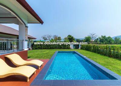 New Modern-Style Home with Swimming Pool and Views for Sale in Choeng Doi, Doi Saket