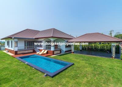 New Modern-Style Home with Swimming Pool and Views for Sale in Choeng Doi, Doi Saket