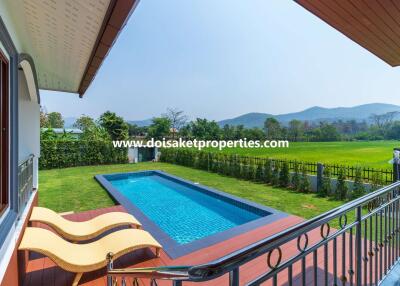 New Modern-Style Home with Swimming Pool and Views for Sale in Choeng Doi, Doi Saket