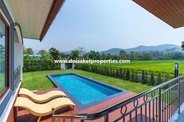 New Modern-Style Home with Swimming Pool and Views for Sale in Choeng Doi, Doi Saket