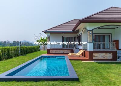 New Modern-Style Home with Swimming Pool and Views for Sale in Choeng Doi, Doi Saket