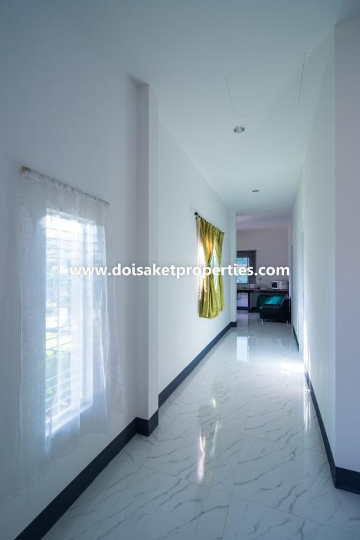 Newer 2-Bedroom House for Sale in a Quiet and Rural Location near Mae Kuang Dam in Luang Nuea, Doi Saket