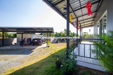 Newer 2-Bedroom House for Sale in a Quiet and Rural Location near Mae Kuang Dam in Luang Nuea, Doi Saket