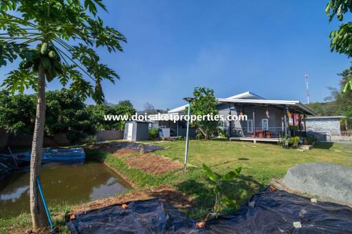 Newer 2-Bedroom House for Sale in a Quiet and Rural Location near Mae Kuang Dam in Luang Nuea, Doi Saket