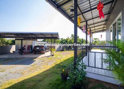 Newer 2-Bedroom House for Sale in a Quiet and Rural Location near Mae Kuang Dam in Luang Nuea, Doi Saket