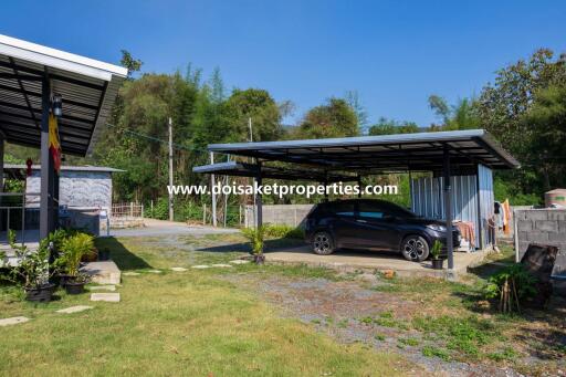 Newer 2-Bedroom House for Sale in a Quiet and Rural Location near Mae Kuang Dam in Luang Nuea, Doi Saket