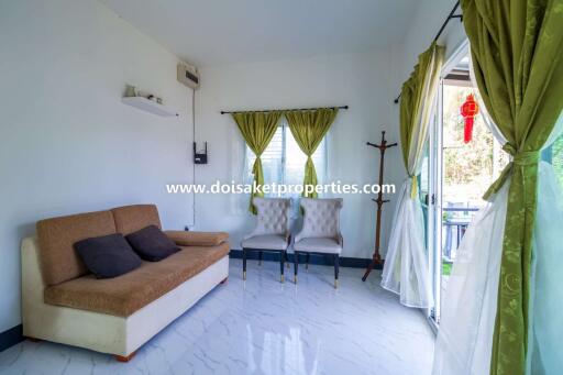 Newer 2-Bedroom House for Sale in a Quiet and Rural Location near Mae Kuang Dam in Luang Nuea, Doi Saket