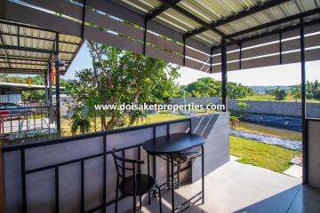 Newer 2-Bedroom House for Sale in a Quiet and Rural Location near Mae Kuang Dam in Luang Nuea, Doi Saket