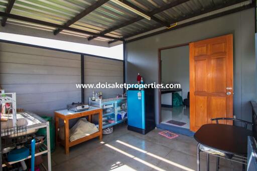 Newer 2-Bedroom House for Sale in a Quiet and Rural Location near Mae Kuang Dam in Luang Nuea, Doi Saket