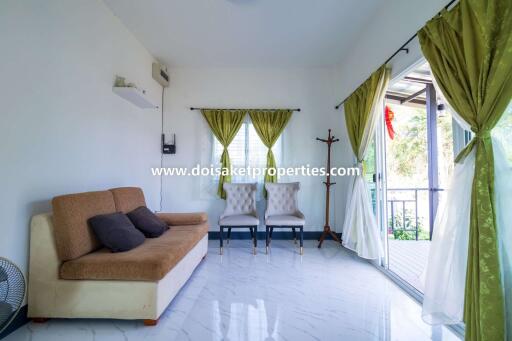 Newer 2-Bedroom House for Sale in a Quiet and Rural Location near Mae Kuang Dam in Luang Nuea, Doi Saket