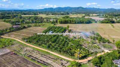 Beautiful 4+ Rai Plot of Land with Great Views for Sale in Luang Nuea, Doi Saket