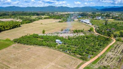 Beautiful 4+ Rai Plot of Land with Great Views for Sale in Luang Nuea, Doi Saket