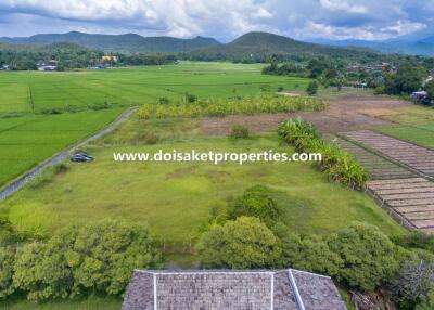 1 ½ Rai of Nice Land with Good Views for Sale in Mae Pong, Doi Saket, Chiang Mai