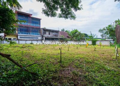 Great Plot of Commercial Land on the 118 Road for Sale in Choeng Doi, Doi Saket, Chiang Mai