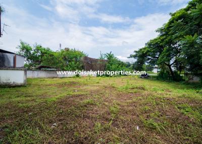 Great Plot of Commercial Land on the 118 Road for Sale in Choeng Doi, Doi Saket, Chiang Mai