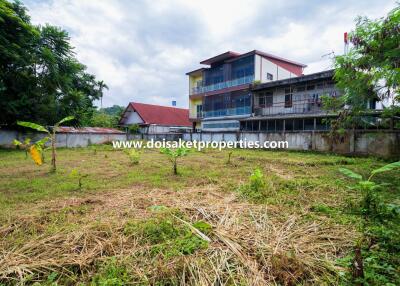 Great Plot of Commercial Land on the 118 Road for Sale in Choeng Doi, Doi Saket, Chiang Mai