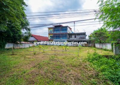 Great Plot of Commercial Land on the 118 Road for Sale in Choeng Doi, Doi Saket, Chiang Mai