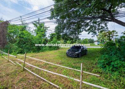 Great Plot of Commercial Land on the 118 Road for Sale in Choeng Doi, Doi Saket, Chiang Mai