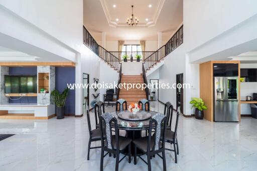 Incredible 5+ Bedroom Home with Swimming Pool for Sale near Maejo University in San Sai