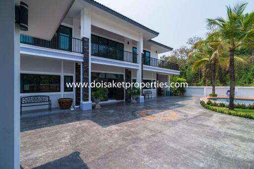 Incredible 5+ Bedroom Home with Swimming Pool for Sale near Maejo University in San Sai