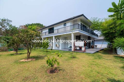 Incredible 5+ Bedroom Home with Swimming Pool for Sale near Maejo University in San Sai