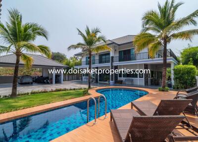 Incredible 5+ Bedroom Home with Swimming Pool for Sale near Maejo University in San Sai