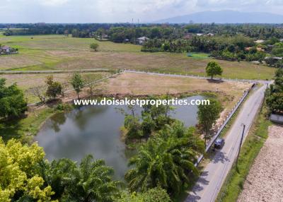 Almost 3 Rai of Ready-to-Build Land with Incredible Views for Sale in a Great Location in Luang Nuea, Doi Saket