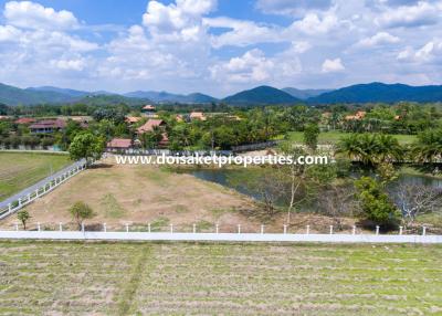 Almost 3 Rai of Ready-to-Build Land with Incredible Views for Sale in a Great Location in Luang Nuea, Doi Saket