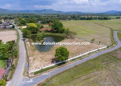 Almost 3 Rai of Ready-to-Build Land with Incredible Views for Sale in a Great Location in Luang Nuea, Doi Saket