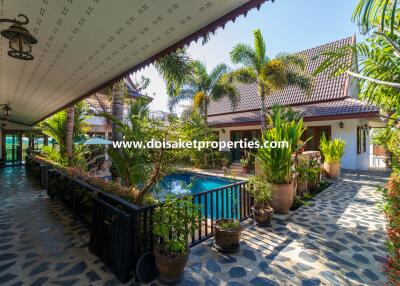 Large and Beautiful Resort-Style Home with Swimming Pool for Sale in Doi Saket