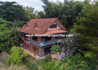 5-Bedroom Family Home and Guest Bungalow with Gorgeous Gardens for Sale near Tao Garden in Luang Nuea, Doi Saket