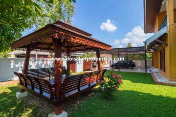 Lovely 2-Bedroom Home with Pretty Grounds in a Great Location for Sale in Choeng Doi, Doi Saket