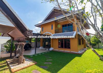 Lovely 2-Bedroom Home with Pretty Grounds in a Great Location for Sale in Choeng Doi, Doi Saket