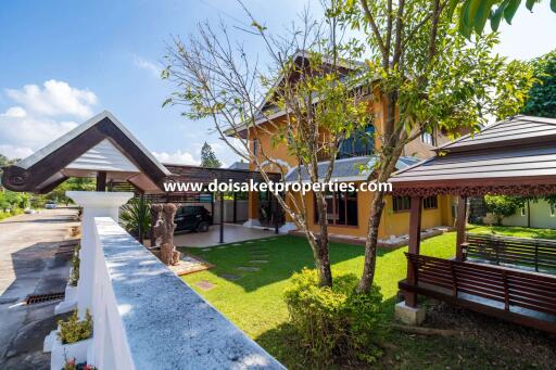 Lovely 2-Bedroom Home with Pretty Grounds in a Great Location for Sale in Choeng Doi, Doi Saket