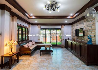 Lovely 2-Bedroom Home with Pretty Grounds in a Great Location for Sale in Choeng Doi, Doi Saket