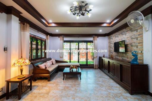 Lovely 2-Bedroom Home with Pretty Grounds in a Great Location for Sale in Choeng Doi, Doi Saket