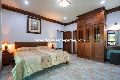 Lovely 2-Bedroom Home with Pretty Grounds in a Great Location for Sale in Choeng Doi, Doi Saket