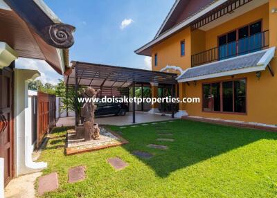 Lovely 2-Bedroom Home with Pretty Grounds in a Great Location for Sale in Choeng Doi, Doi Saket