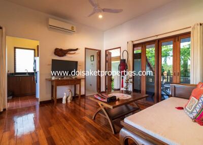 Beautiful Lanna-Style Resort with Restaurant, Spa, and Coffee Shop for Sale in Doi Saket, Chiang Mai, Thailand