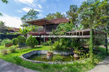 Beautiful Lanna-Style Resort with Restaurant, Spa, and Coffee Shop for Sale in Doi Saket, Chiang Mai, Thailand