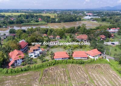 Beautiful Lanna-Style Resort with Restaurant, Spa, and Coffee Shop for Sale in Doi Saket, Chiang Mai, Thailand