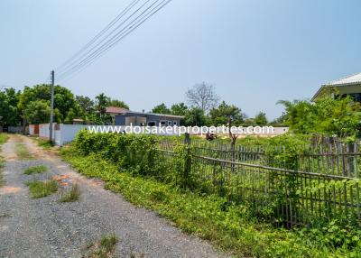 Excellent Half-Rai Ready-to-Build Plot of Land  for Sale in Choeng Doi, Doi Saket