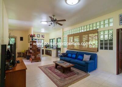 3-Bedroom House on a Beautiful Plot of Land for Sale in San Pa Pao, San Sai