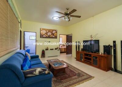 3-Bedroom House on a Beautiful Plot of Land for Sale in San Pa Pao, San Sai