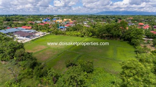 Large 4 Rai Plot of Land for Sale in Pa Pong, Doi Saket