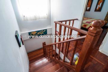 One-of-a-Kind 2-Storey Family Home for Sale in a Moo Ban in Doi Saket