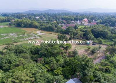 Land with Beautiful Views Close to the Main Road For Sale in Doi Saket
