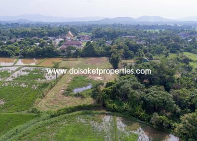 ขายที่ดินวิวสวยติดถนนใหญ่ดอยสะเก็ด